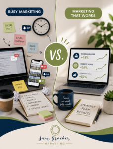 Read more about the article Is Your Marketing Busy – or Is It Actually Working?